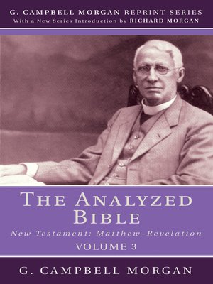 cover image of The Analyzed Bible, Volume 3